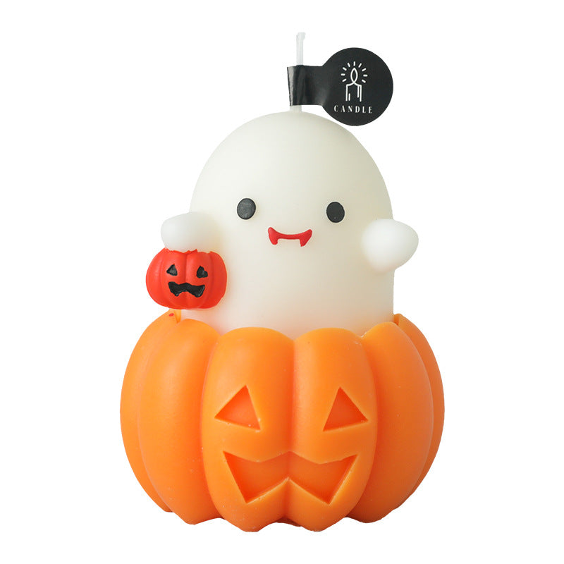 Halloween Pumpkin Ghost Scented Candle Decorative Gift