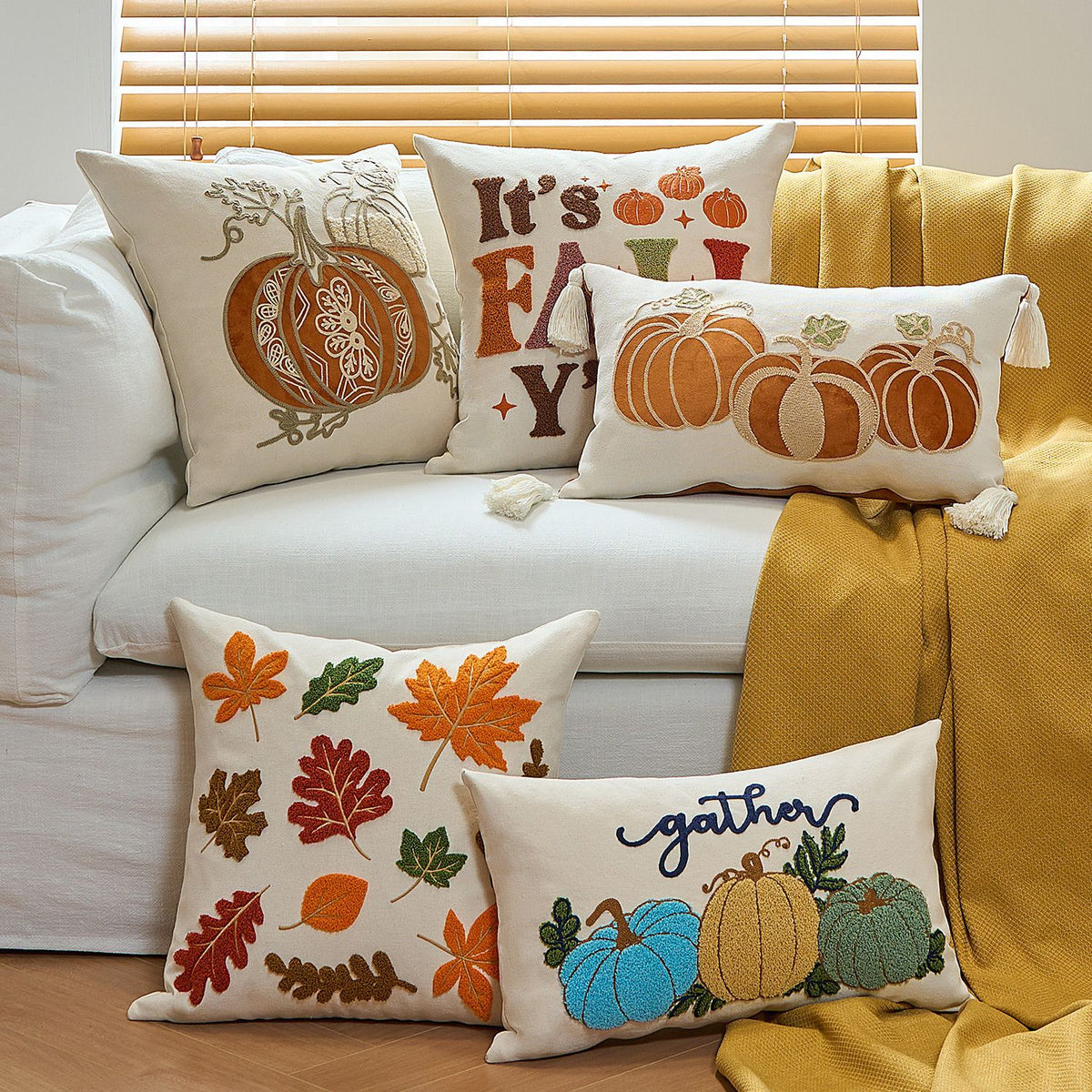 Polyester Halloween Pumpkin Decorative Throw Pillow Cover