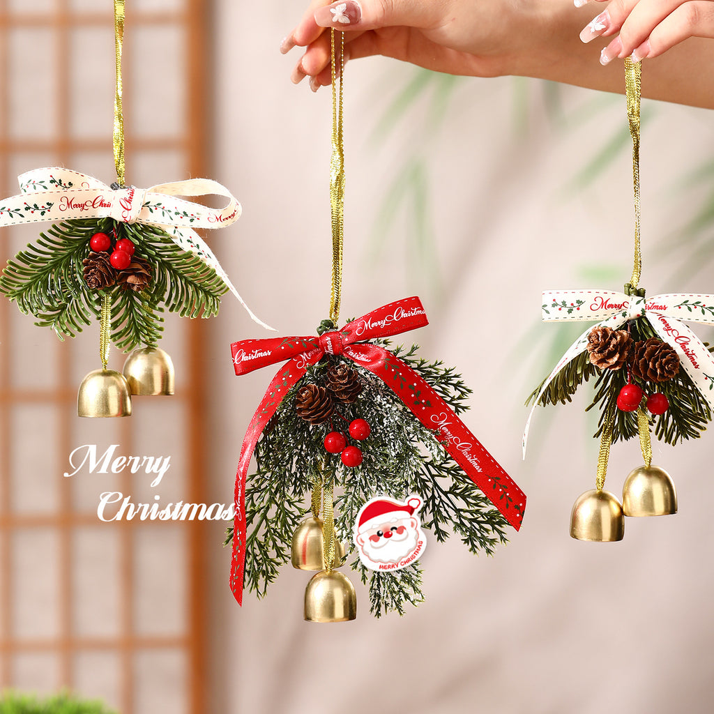 Christmas Hanging Bell Ornament Holiday Door Tree Decor