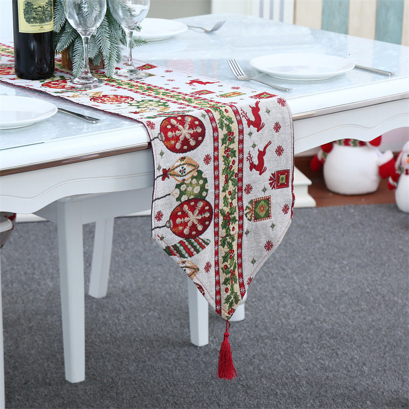 Christmas Table Runner Holiday Dining Decor