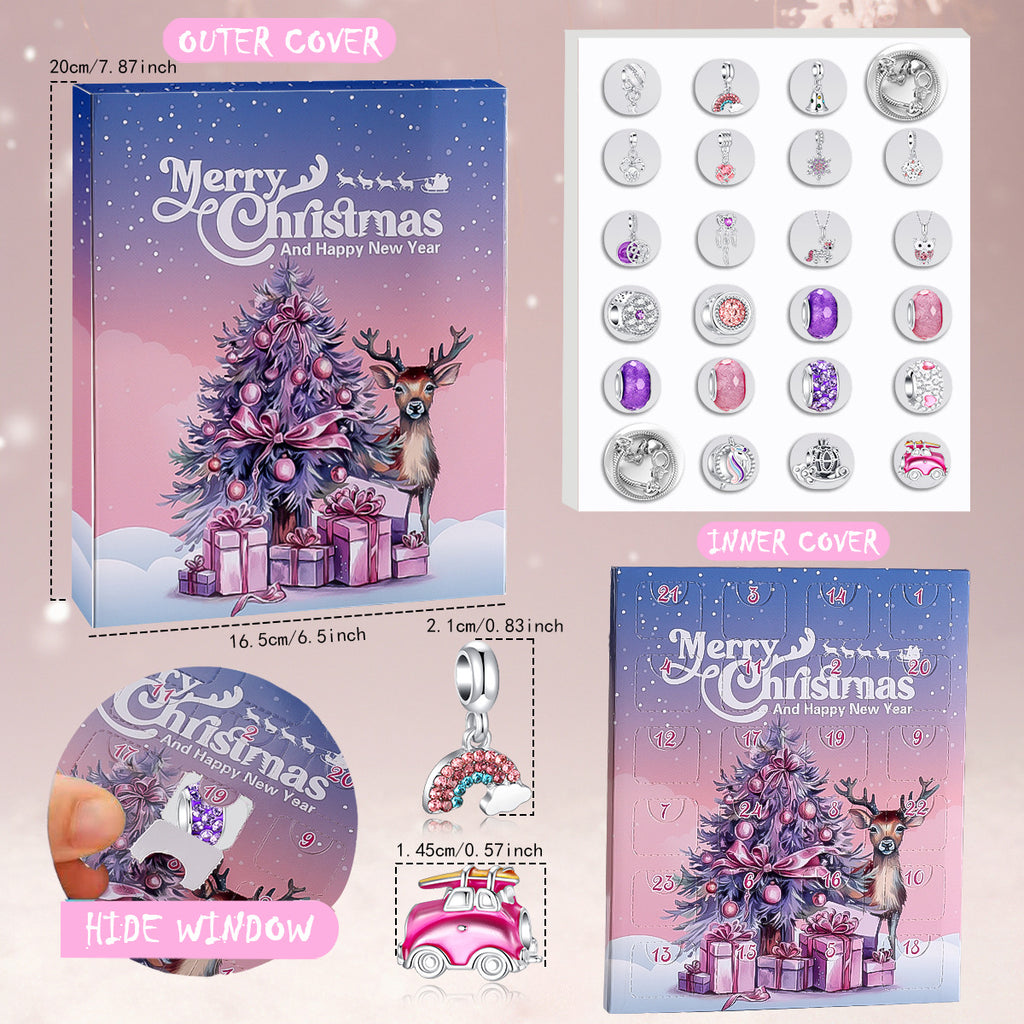 Christmas DIY Beaded Bracelet Advent Calendar Set
