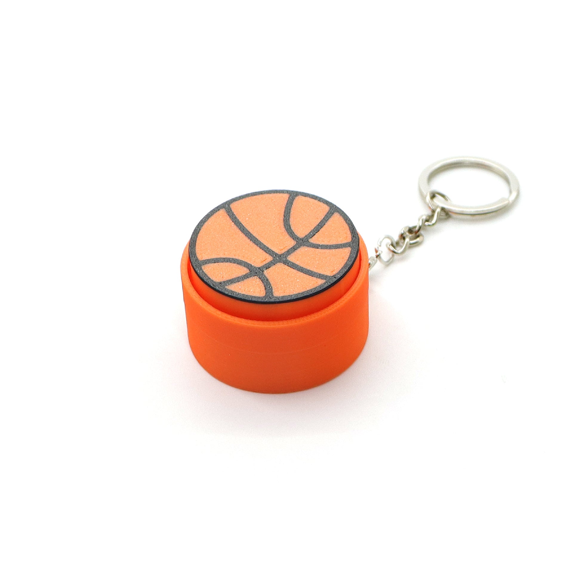 3D Printed Sports Keychain Press Button Toy Fidget