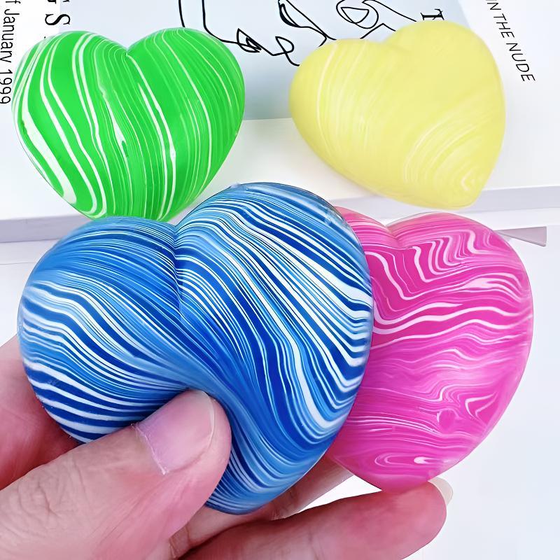 Marble Heart Squishy Slow Rising Stress Relief Fidget Toy