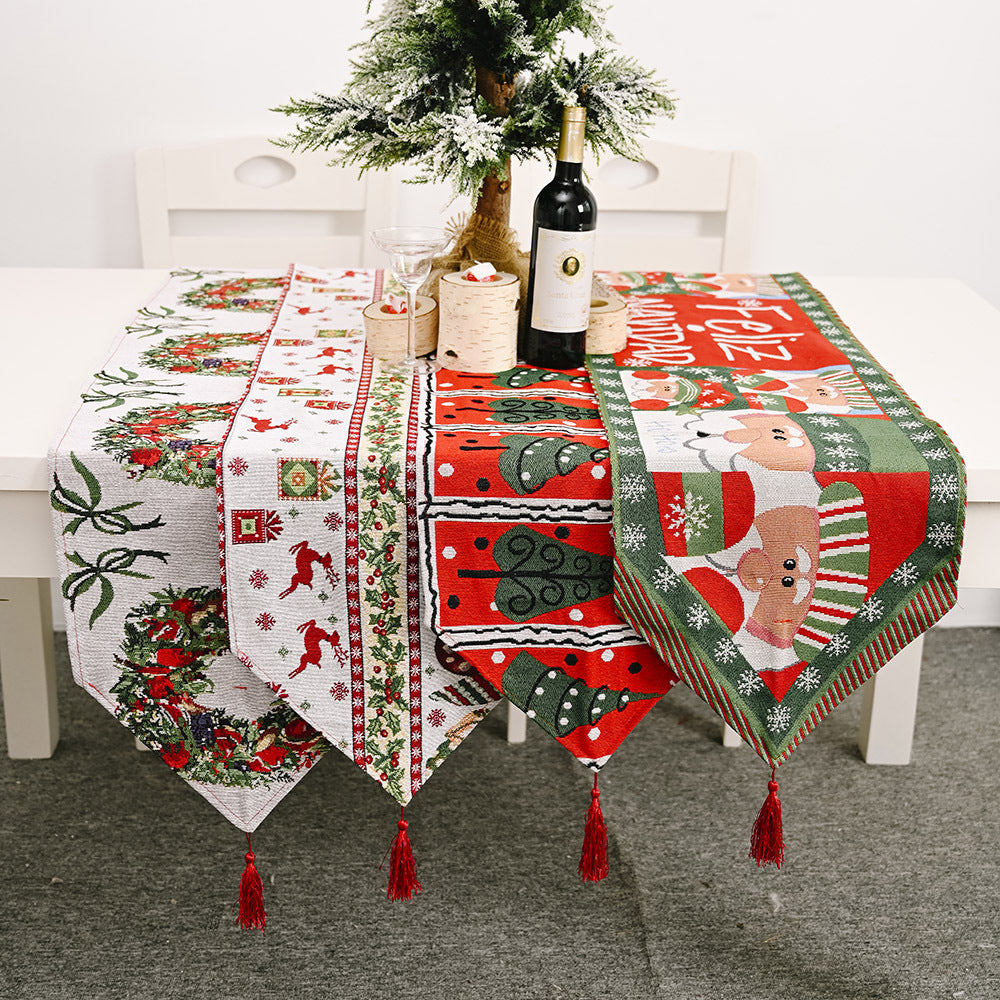 Christmas Table Runner Holiday Dining Decor