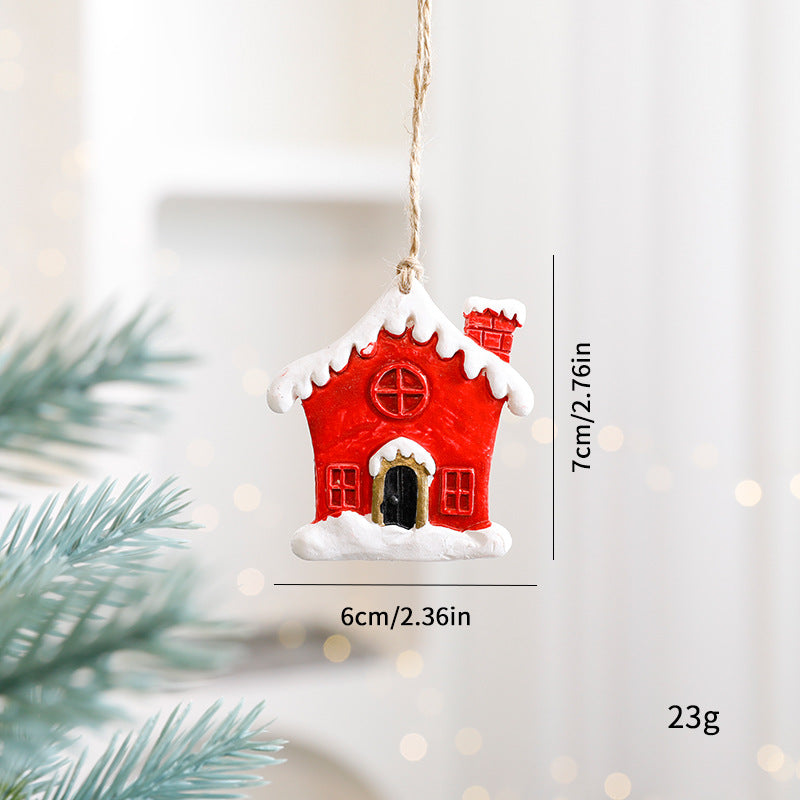 Resin Christmas Hanging Ornament Holiday Tree Decoration