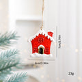 Resin Christmas Hanging Ornament Holiday Tree Decoration