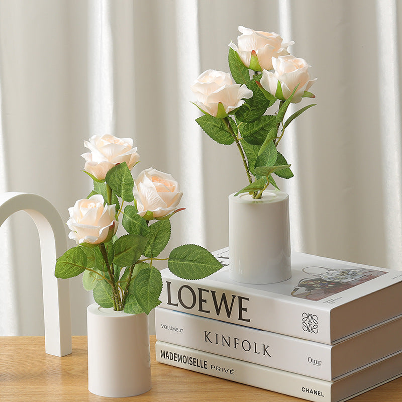 Rose Flower Night Light Battery Powered Table Lamp