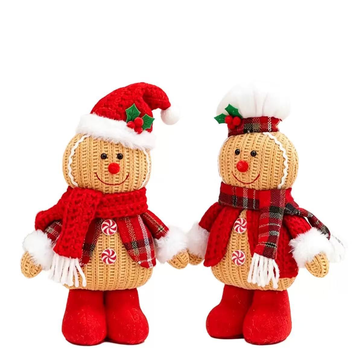 Gingerbread Man Figure Christmas Tabletop Decor
