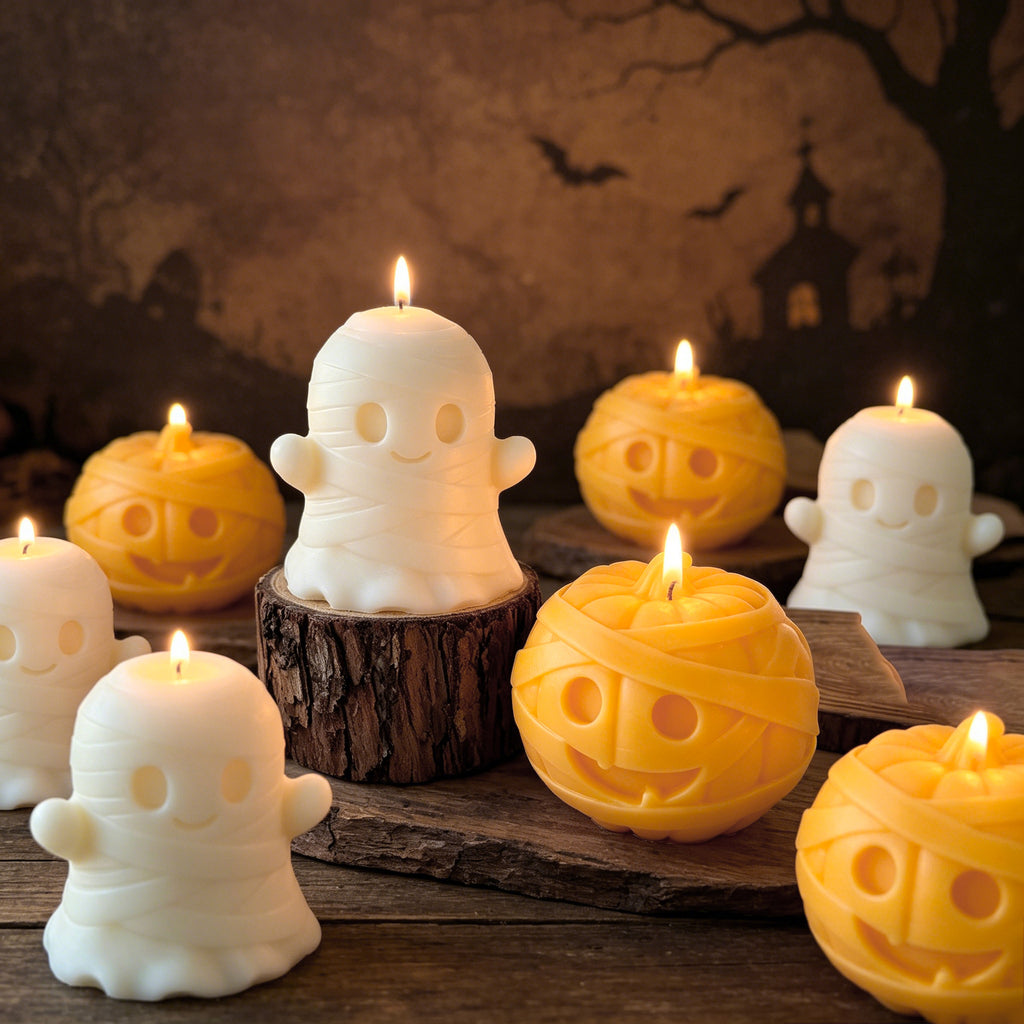 Halloween Ghost Cute Animal Candle Seasonal Home Decor Gift