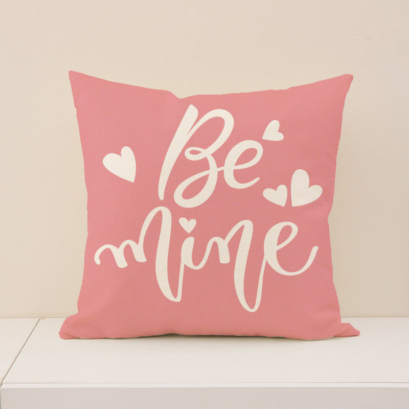 Pink Heart Valentine Pillow Covers Set Cute Love Decor