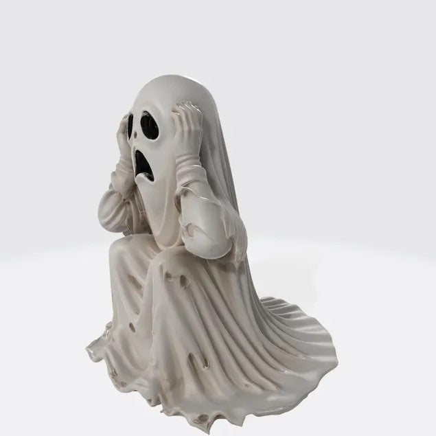 Halloween Ghost Sculpture Resin Figurine Home Decor