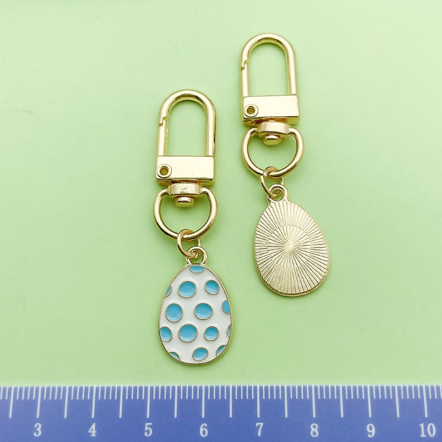 Easter Egg Alloy Keychain Bag Charm Cute Gift