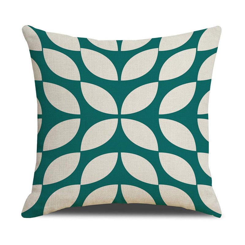 Nordic Geometric Linen Throw Pillow Cover for Home Decor
