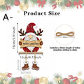 Christmas Gnome Wooden Tabletop Decor With Boots