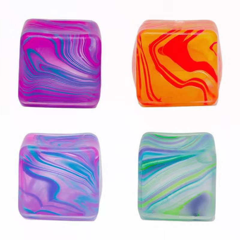 Marble Ice Cube Squishy Slow Rising Stress Toy