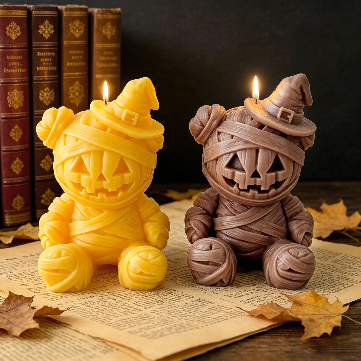 Halloween Ghost Cute Animal Candle Seasonal Home Decor Gift