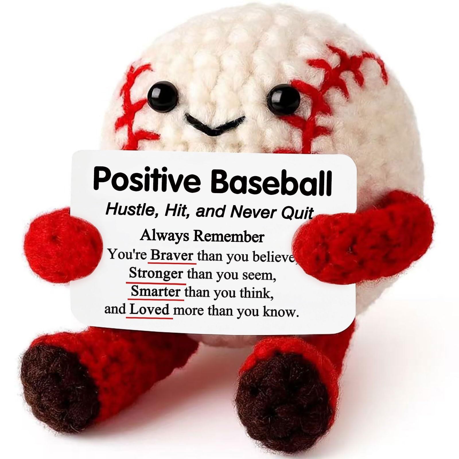 Handmade Crochet Sports Ball Plush Gift Decor