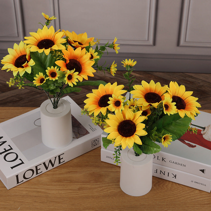 Sunflower LED Night Light Tabletop Lamp