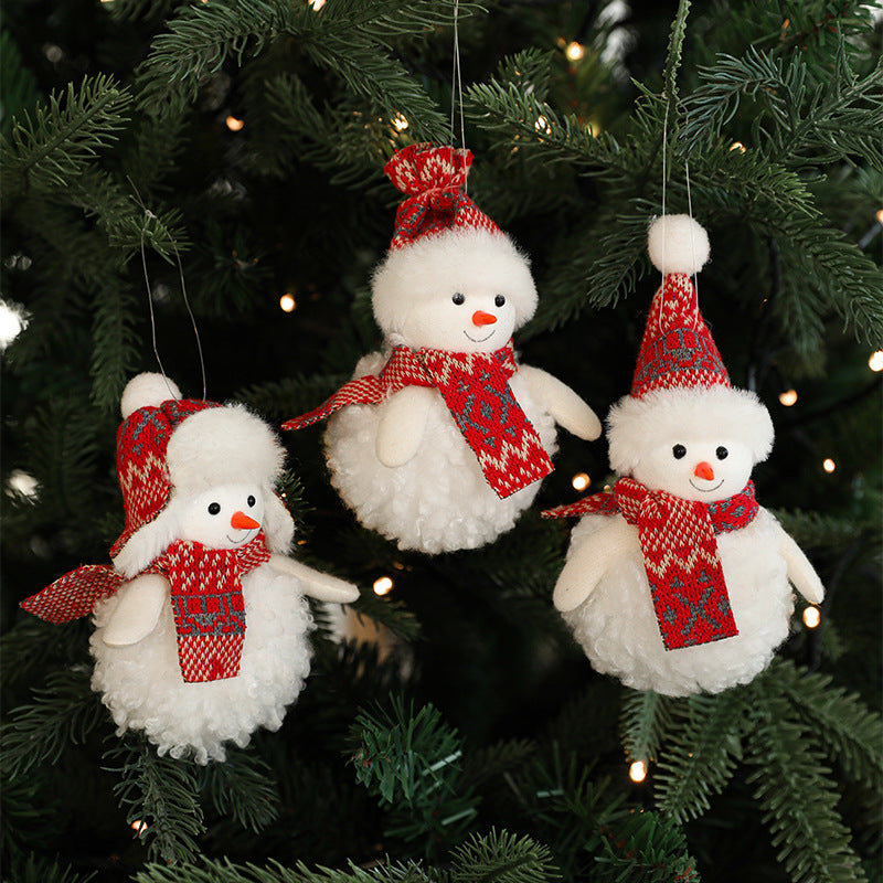 Felt Snowman Christmas Ornament Plush Decoration