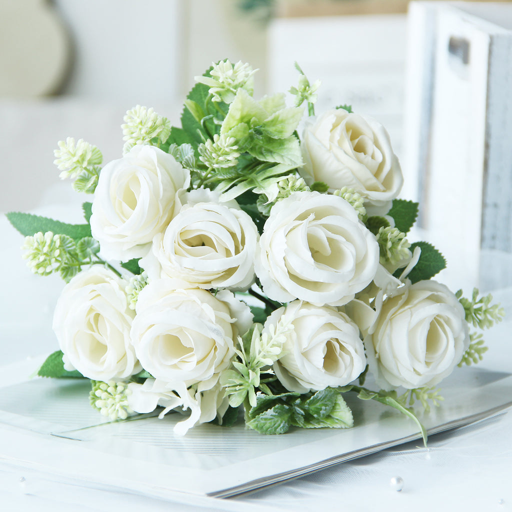 Valentine’s Day Faux Rose Bouquet Wedding Home Decor