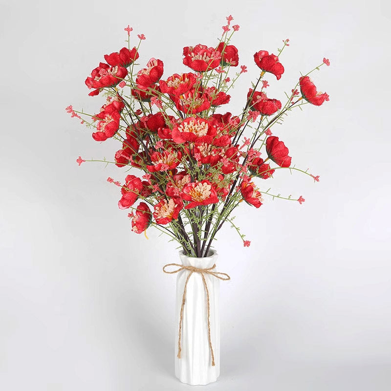Valentine’s Day Artificial Azalea Flower Bouquet Decor