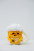 Crochet Plush Toy Cute Knitted Gift with Positive Message