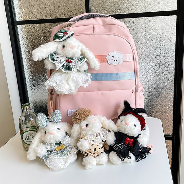 Cute Bunny Plush Keychain Bag Charm Gift Toy