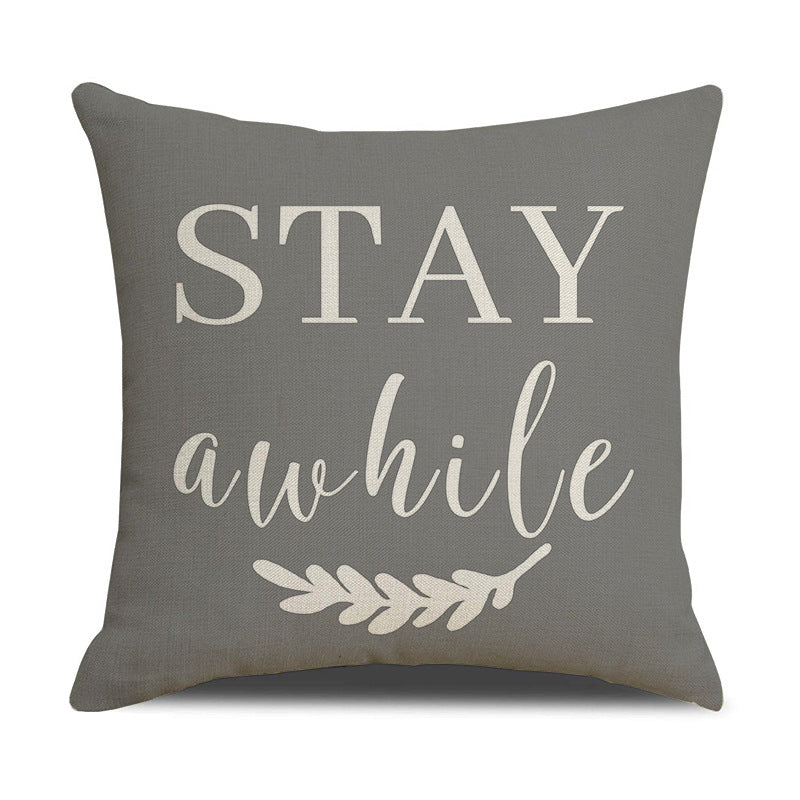 Botanical Floral & Quote Throw Pillow Covers Set Decor