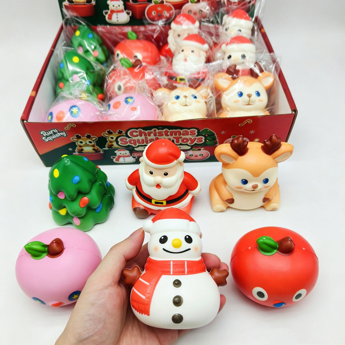 Christmas Slow Rising Squishy Toy PU Fidget Stress Relief Gift