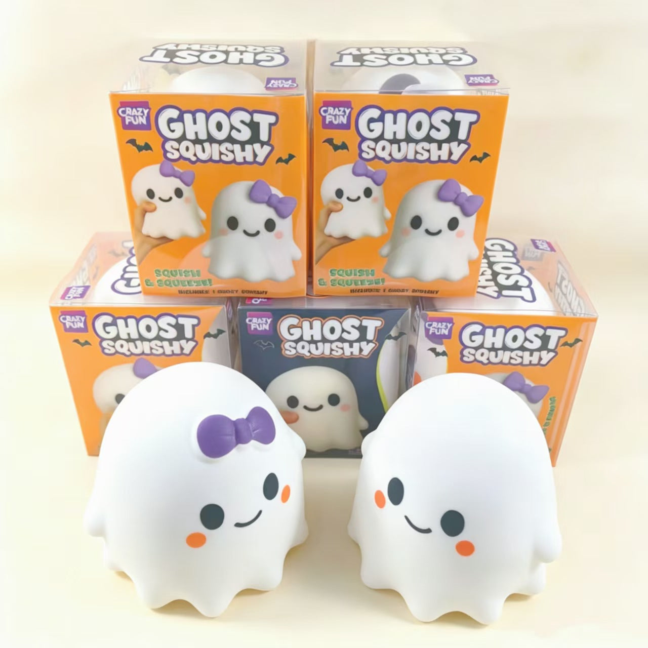 Halloween Ghost Squishy Toy Fast Rebound Stress Relief Toy