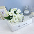 Valentine’s Day Faux Rose Bud Bouquet for Home Wedding Decor