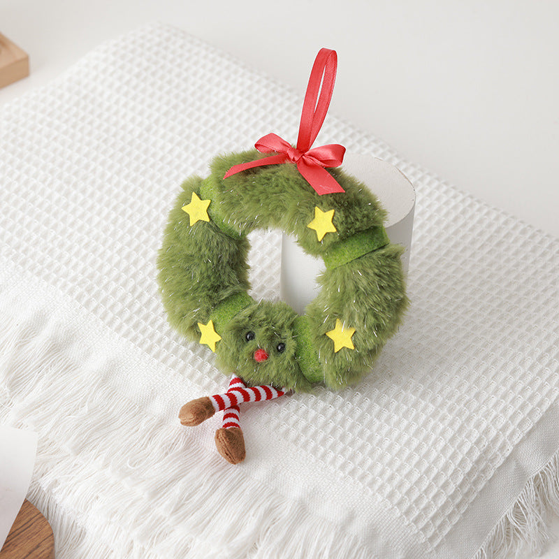 Christmas Plush Tree Decor Hanging Ornament and Tabletop Decoration