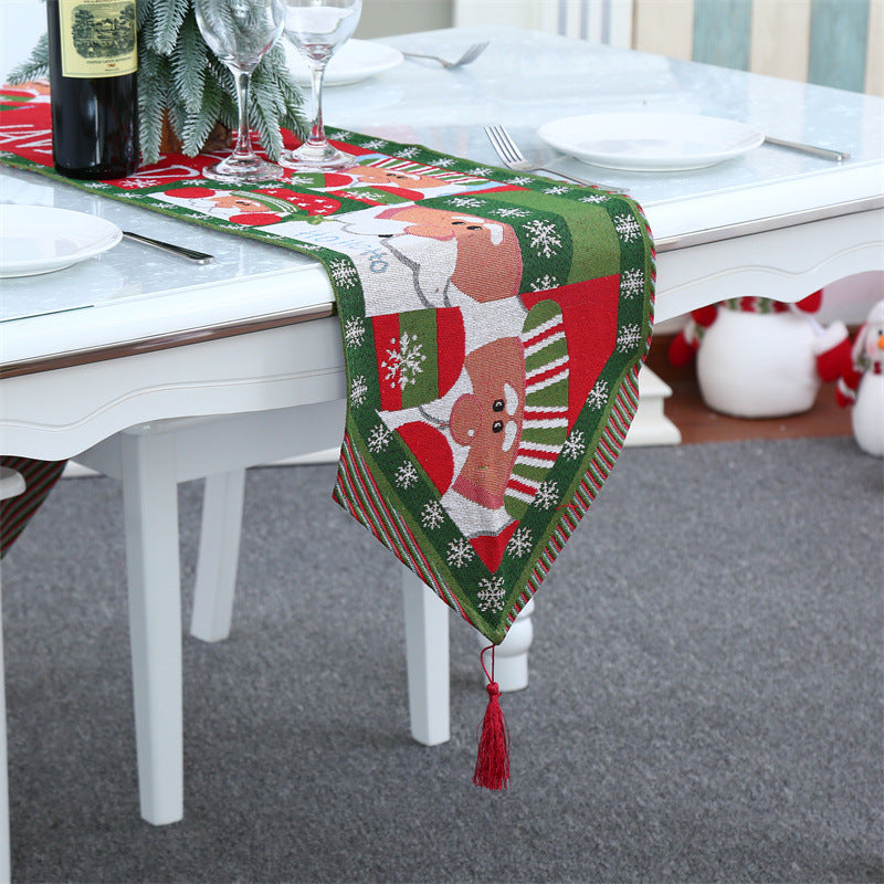 Christmas Table Runner Holiday Dining Decor