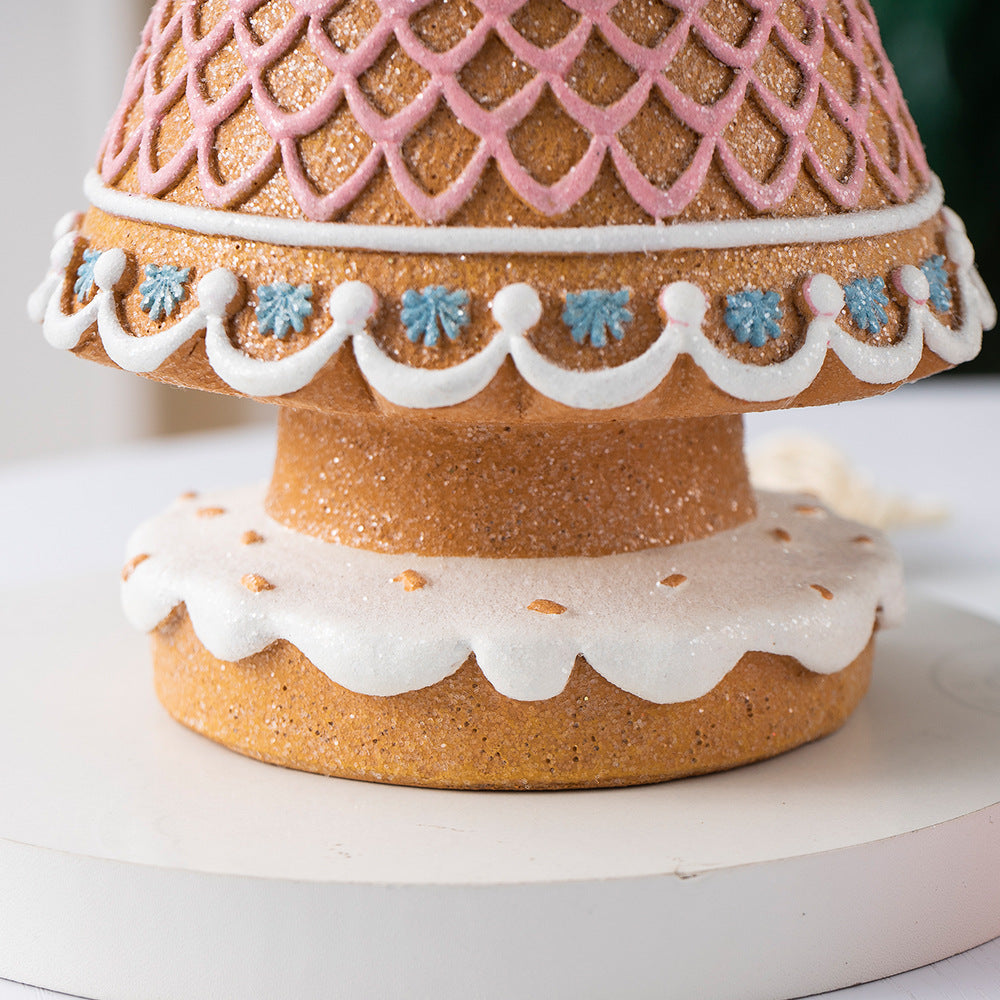 Gingerbread Christmas Tree Tabletop Holiday Decor