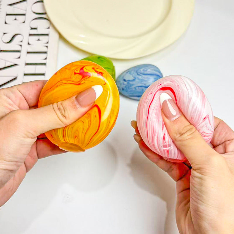 Marble Egg Squishy Slow Rising Stress Relief Fidget Toy Soft