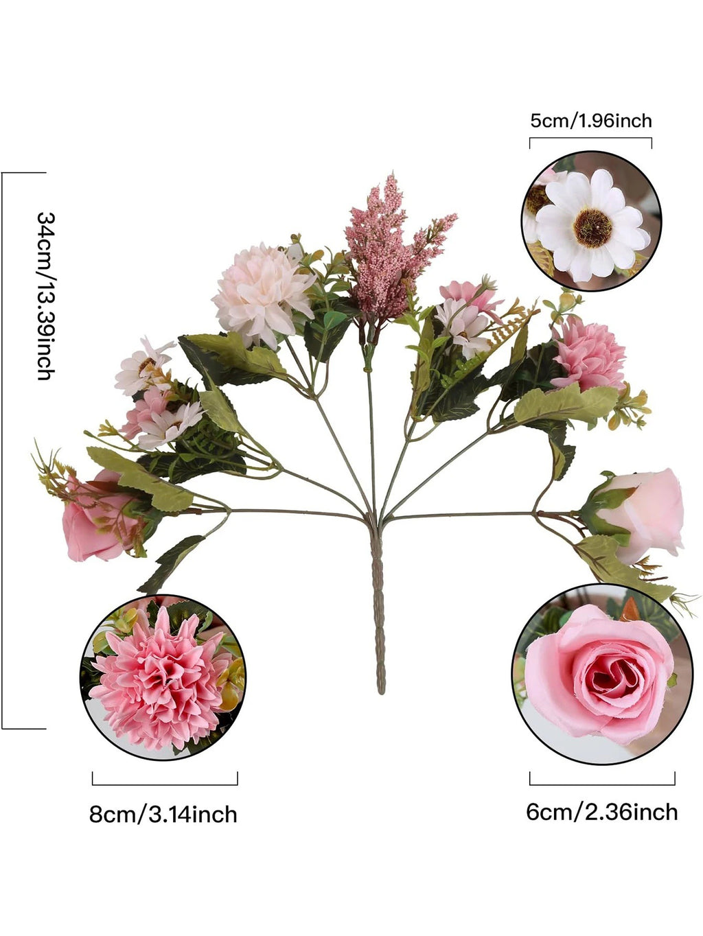 Valentine’s Day Romantic Artificial Rose Bouquet Decor
