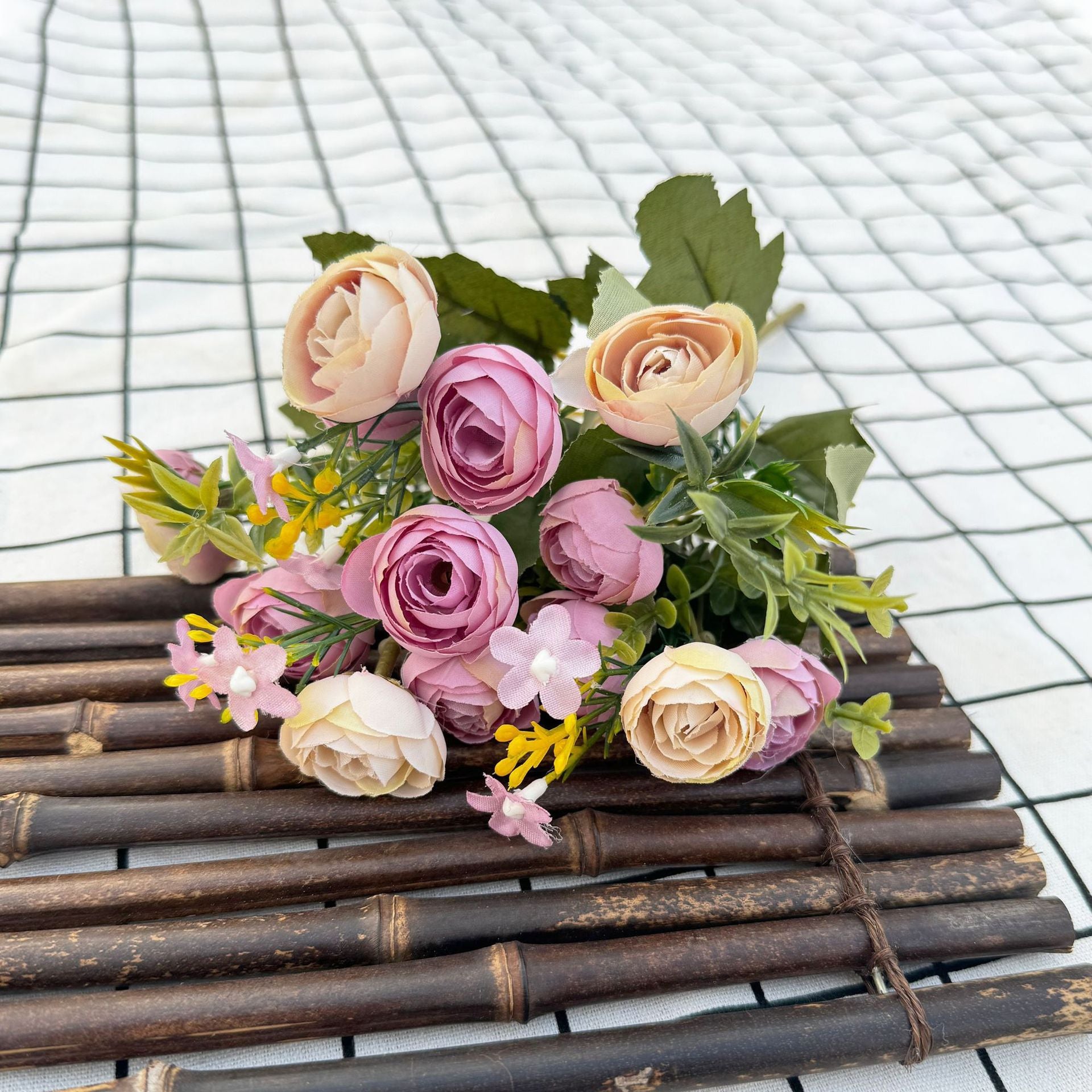 Valentine’s Day Faux Tea Rose Bouquet for Home Decor