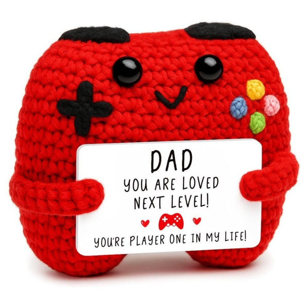 Handmade Crochet Game Controller Positive Gift Plush