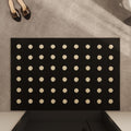 Modern Polka Dot Indoor Entryway Rug Non Slip Washable