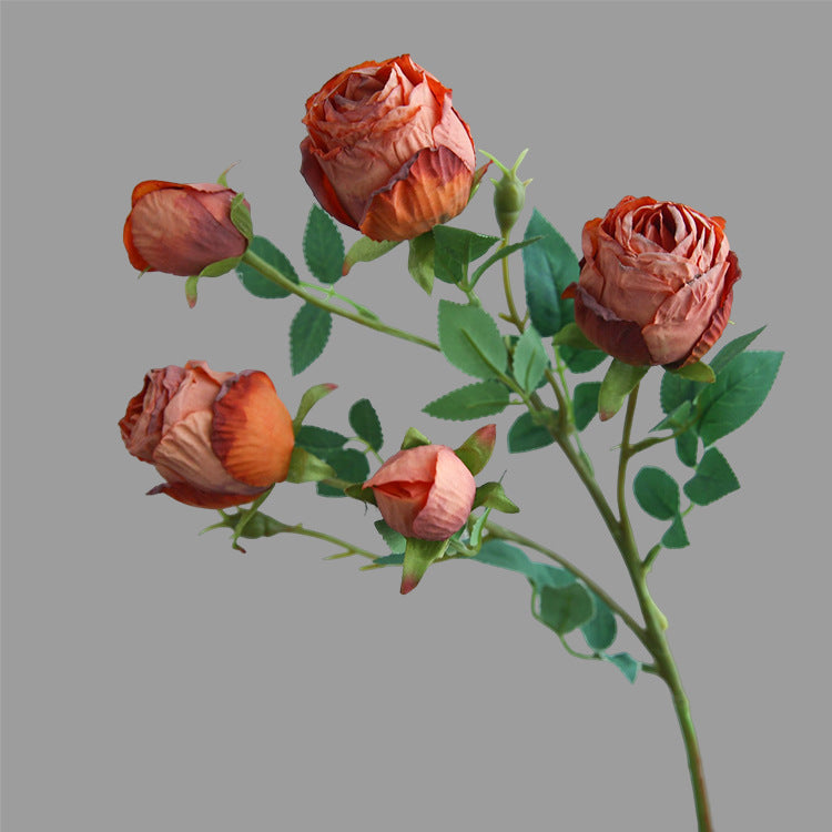 Valentine’s Day Faux Rose Bouquet Silk Flowers Home Decor
