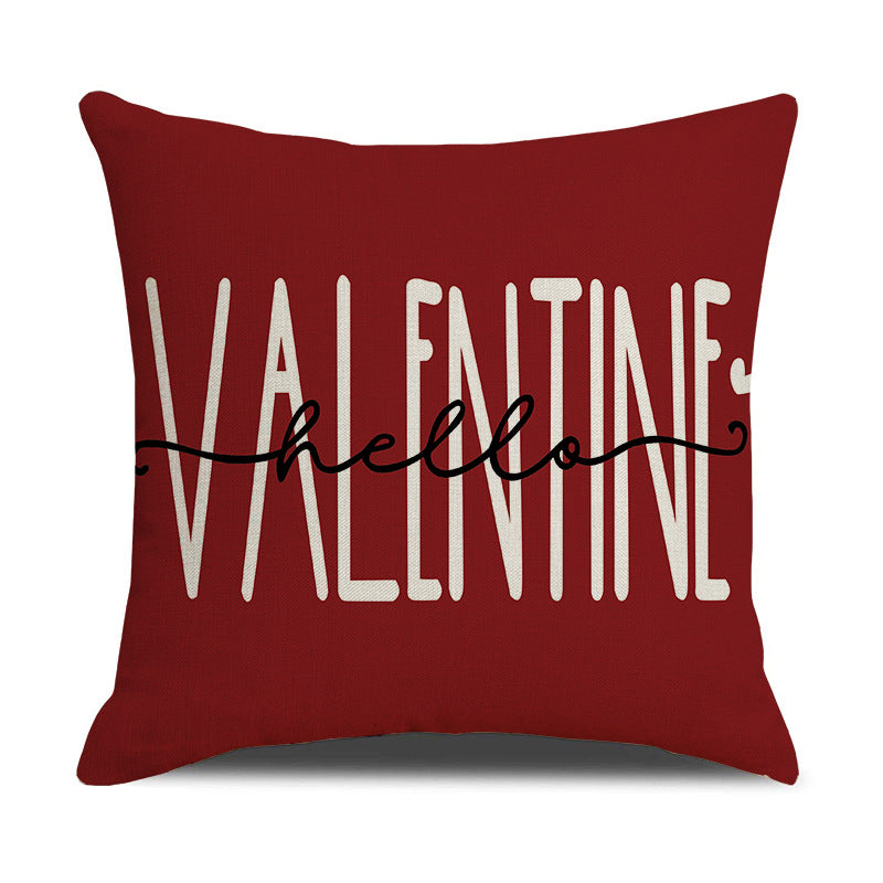 Valentine Gnome Pillow Covers Heart Decorative Home Accent