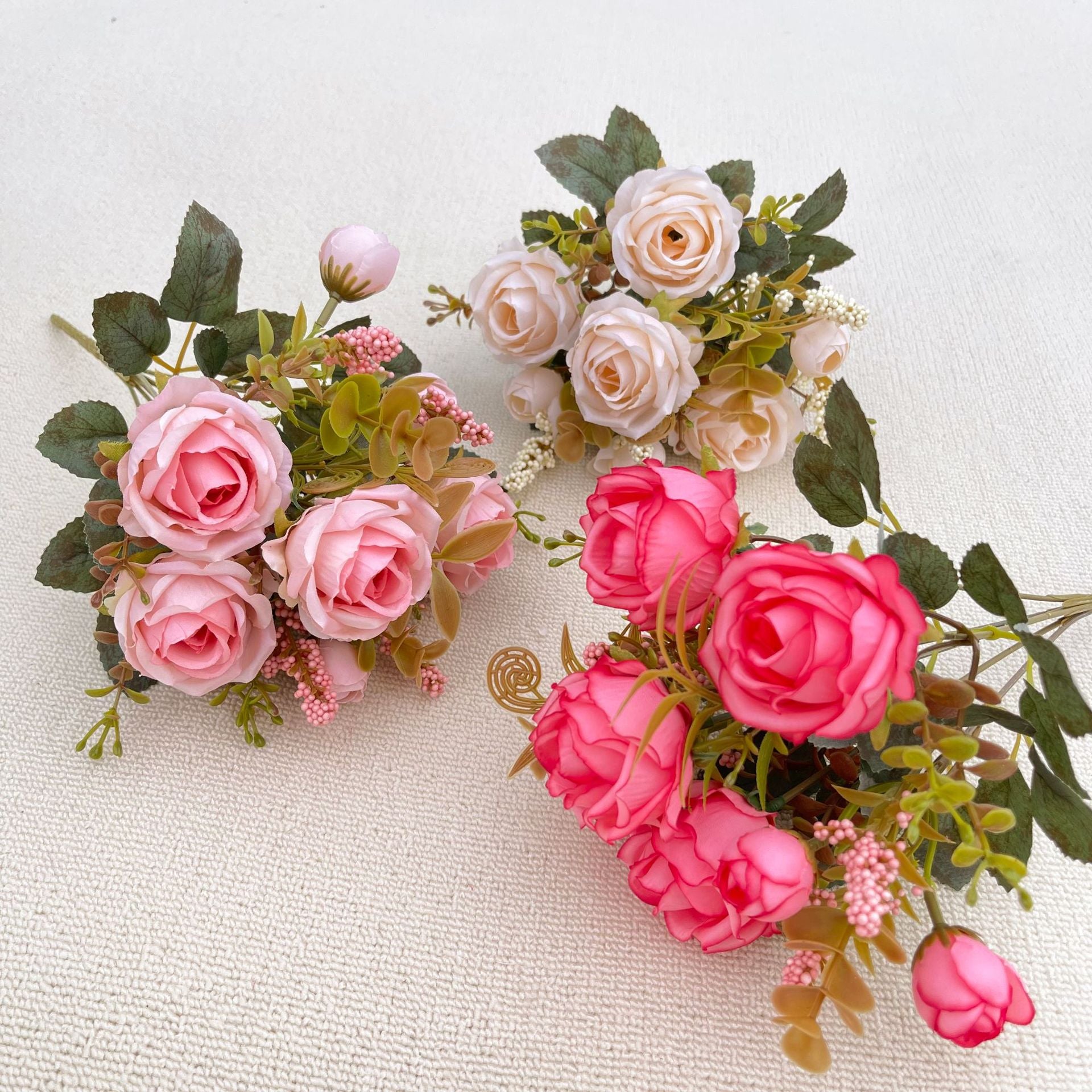 Valentine’s Day Rose Faux Flower Bouquet for Home Decor