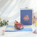 Valentine’s Day 3D Love Car Romantic Greeting Card Gift