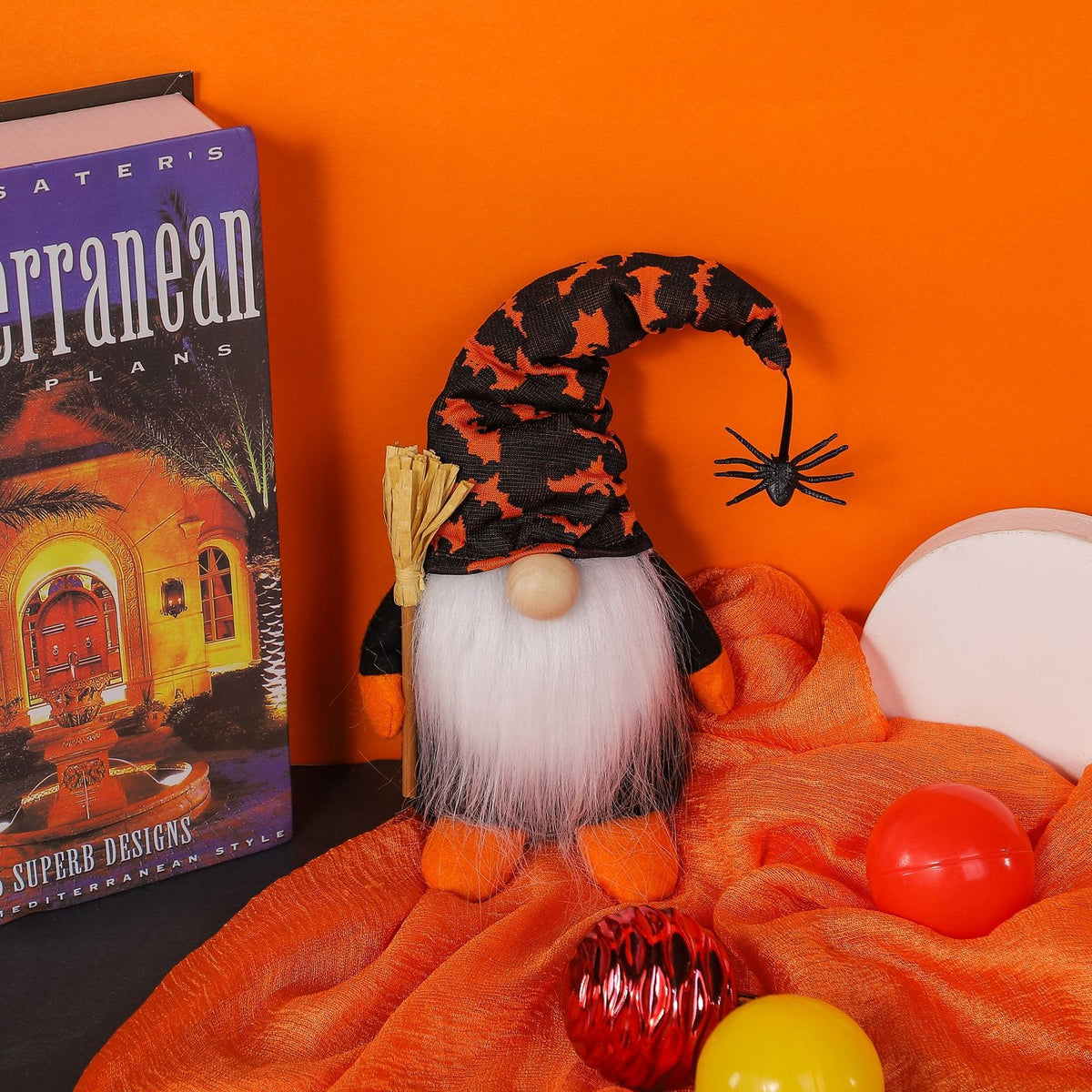 Fabric Halloween Gnome Holiday Tabletop Decoration