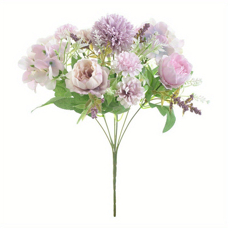 Valentine’s Day Peony Bouquet Faux Flowers Home Decor