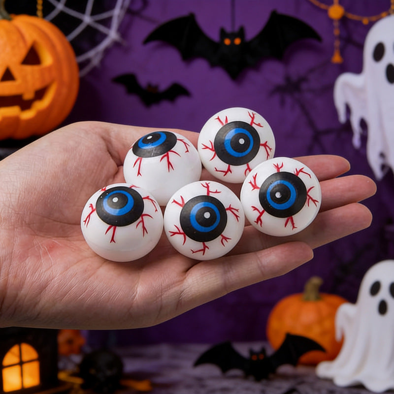 Halloween Glow Eyeball Decorations Light Up Party Props