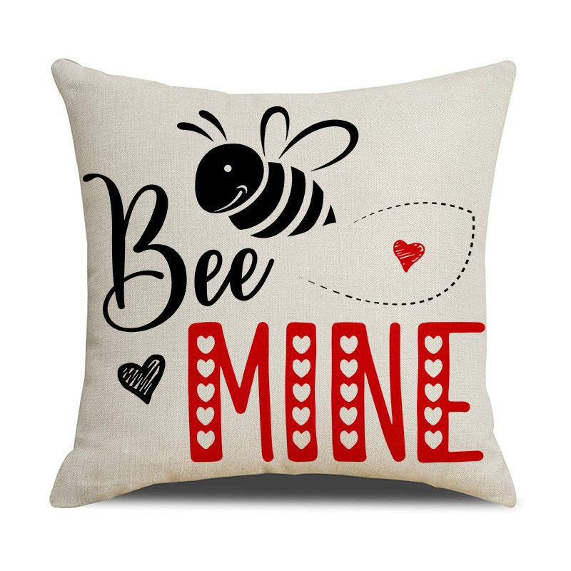 Valentine Heart Throw Pillow Covers Romantic Couples Decor