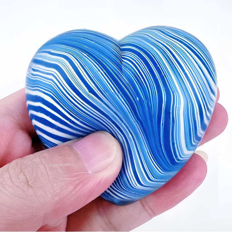 Marble Heart Squishy Slow Rising Stress Relief Fidget Toy