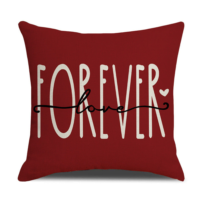 Valentine Gnome Pillow Covers Heart Decorative Home Accent