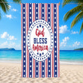 4th of July Patriotic Beach Towel Collection USA Flag Prints
